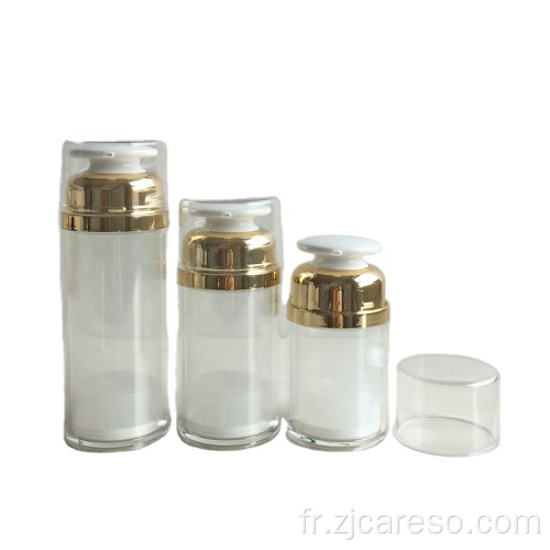30 ml/50 ml/80 ml d&#39;emballage bouteille de lotion pour pompe sans air acrylique
